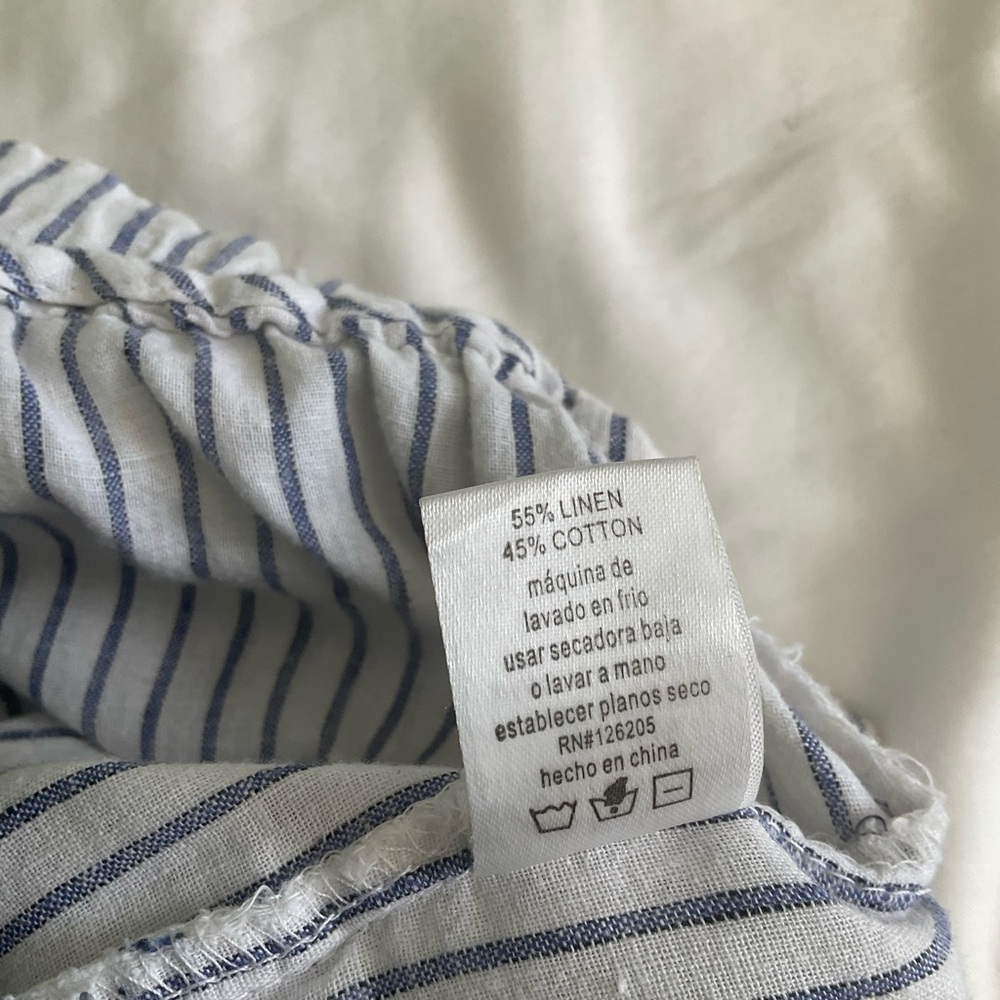 Just Living Black and White Striped Pants - Picture 7 of 8